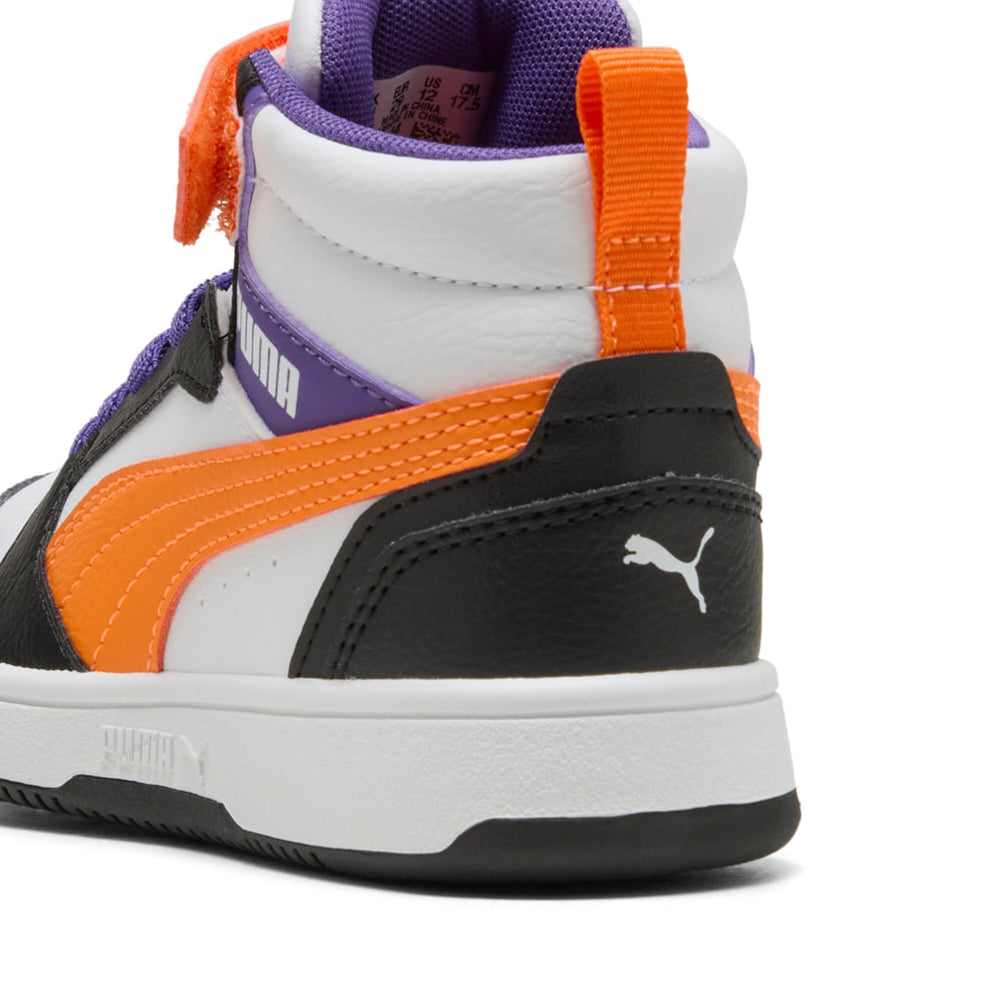Sneakers Puma Rebound V6 Mid Ac+ ps Unisex Bambino - Bianco