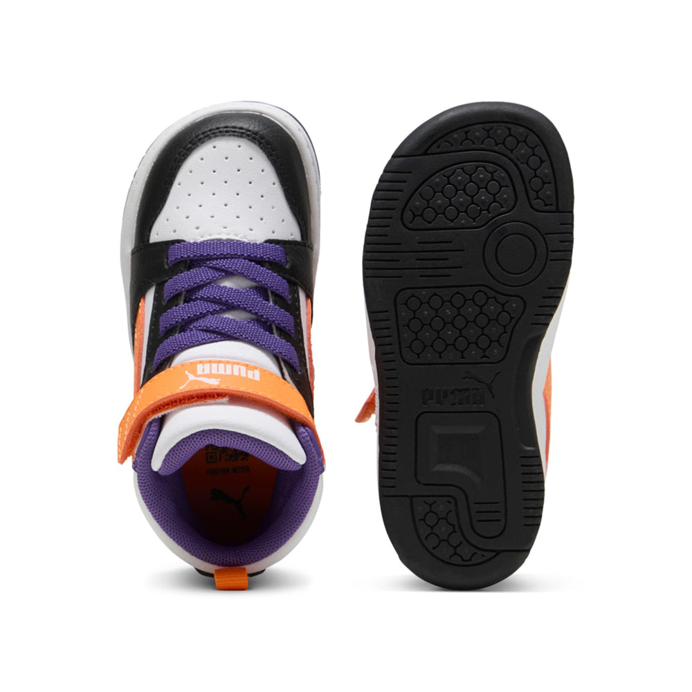 Sneakers Puma Rebound V6 Mid Ac+ Inf Unisex Bimbo - Bianco