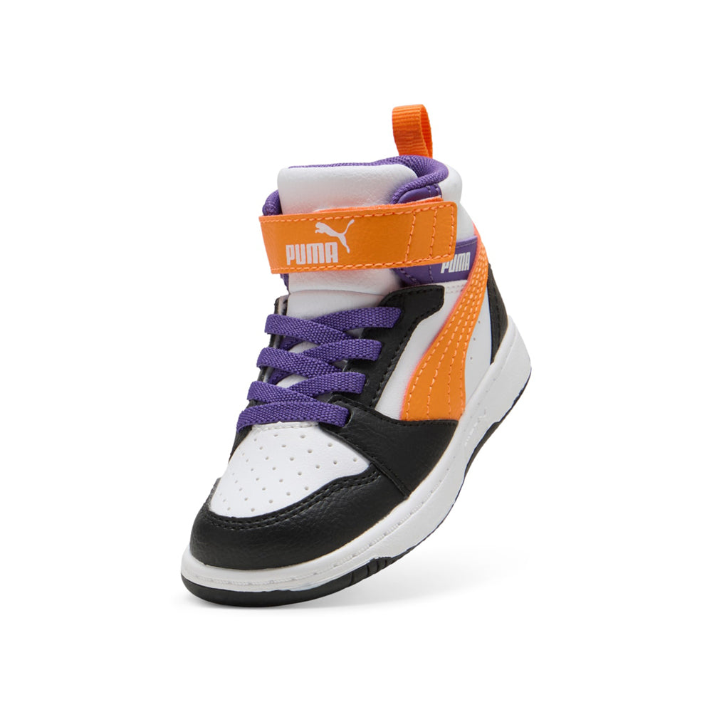 Sneakers Puma Rebound V6 Mid Ac+ Inf Unisex Bimbo - Bianco
