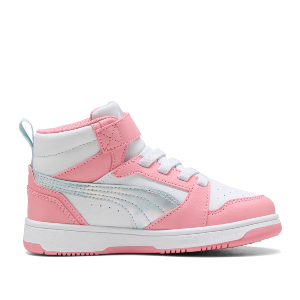 Sneakers Puma Rebound V6 Mid Space Belle Ac+ ps Bambina - Bianco