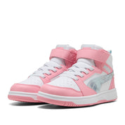 Sneakers Puma Rebound V6 Mid Space Belle Ac+ ps Bambina - Bianco