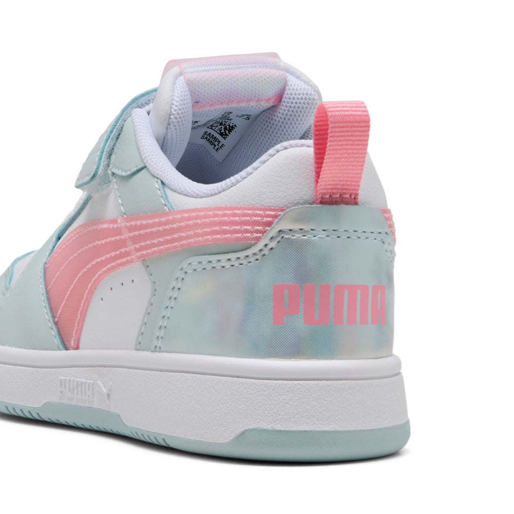 Sneakers Puma Rebound V6 Lo Space Belle Ac+ ps Bambina - Bianco