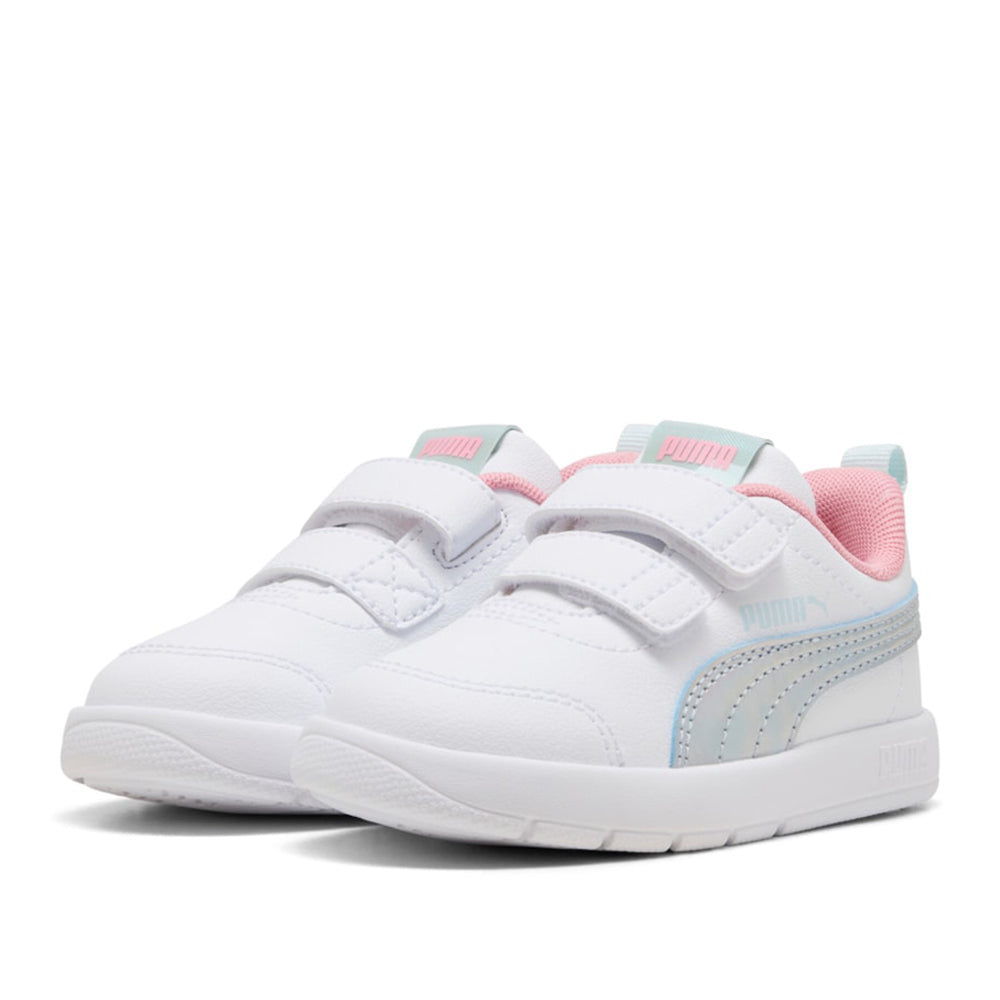 Sneakers Puma Courtflex V3 Space Belle V Inf Unisex Bimbo - Bianco