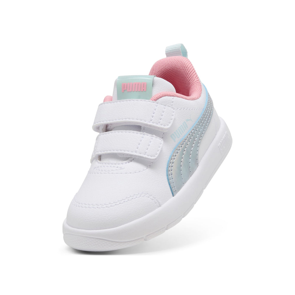Sneakers Puma Courtflex V3 Space Belle V Inf Unisex Bimbo - Bianco