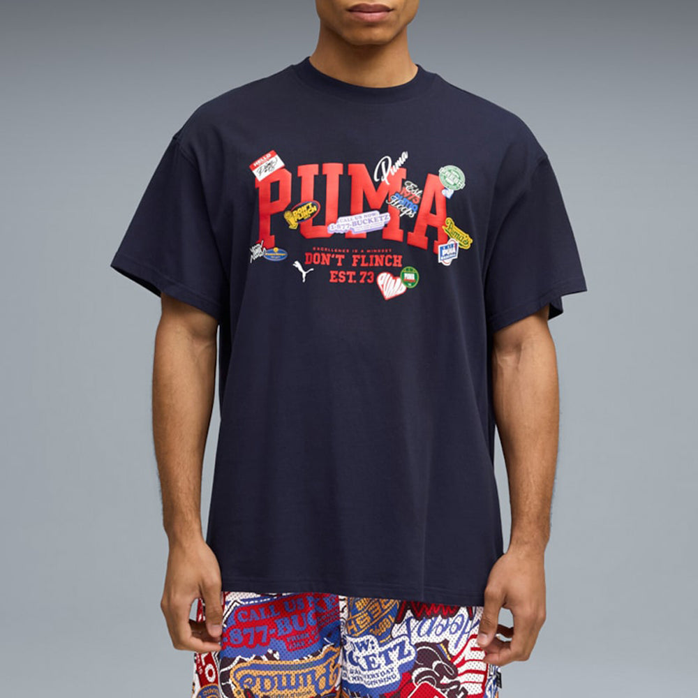 T-Shirt Puma Uomo - Blu