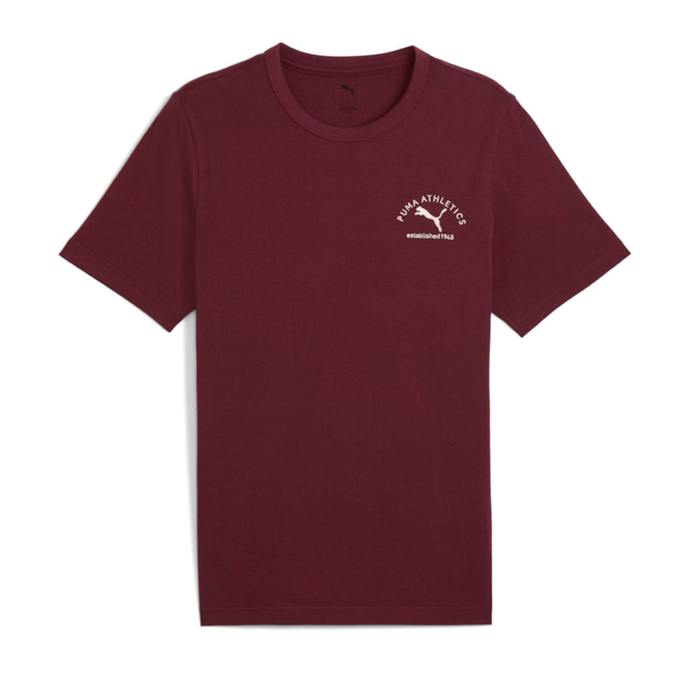 T-Shirt Puma Uomo - Bordeaux