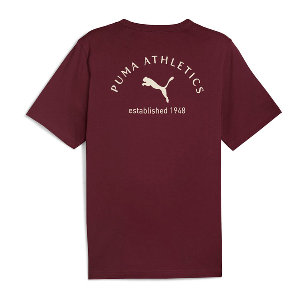 T-Shirt Puma Uomo - Bordeaux