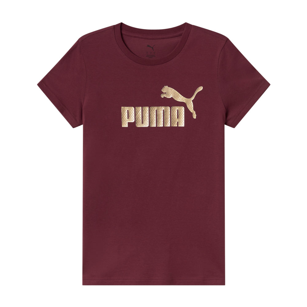T-Shirt Puma Donna - Bordeaux