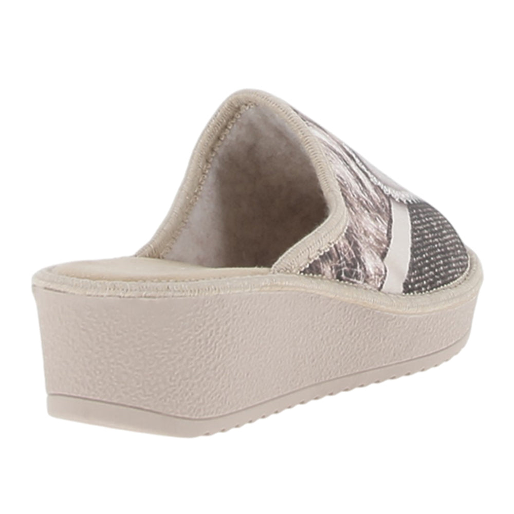 Pantofola Riposella Donna - Tortora