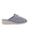 Pantofola riposella donna - blu