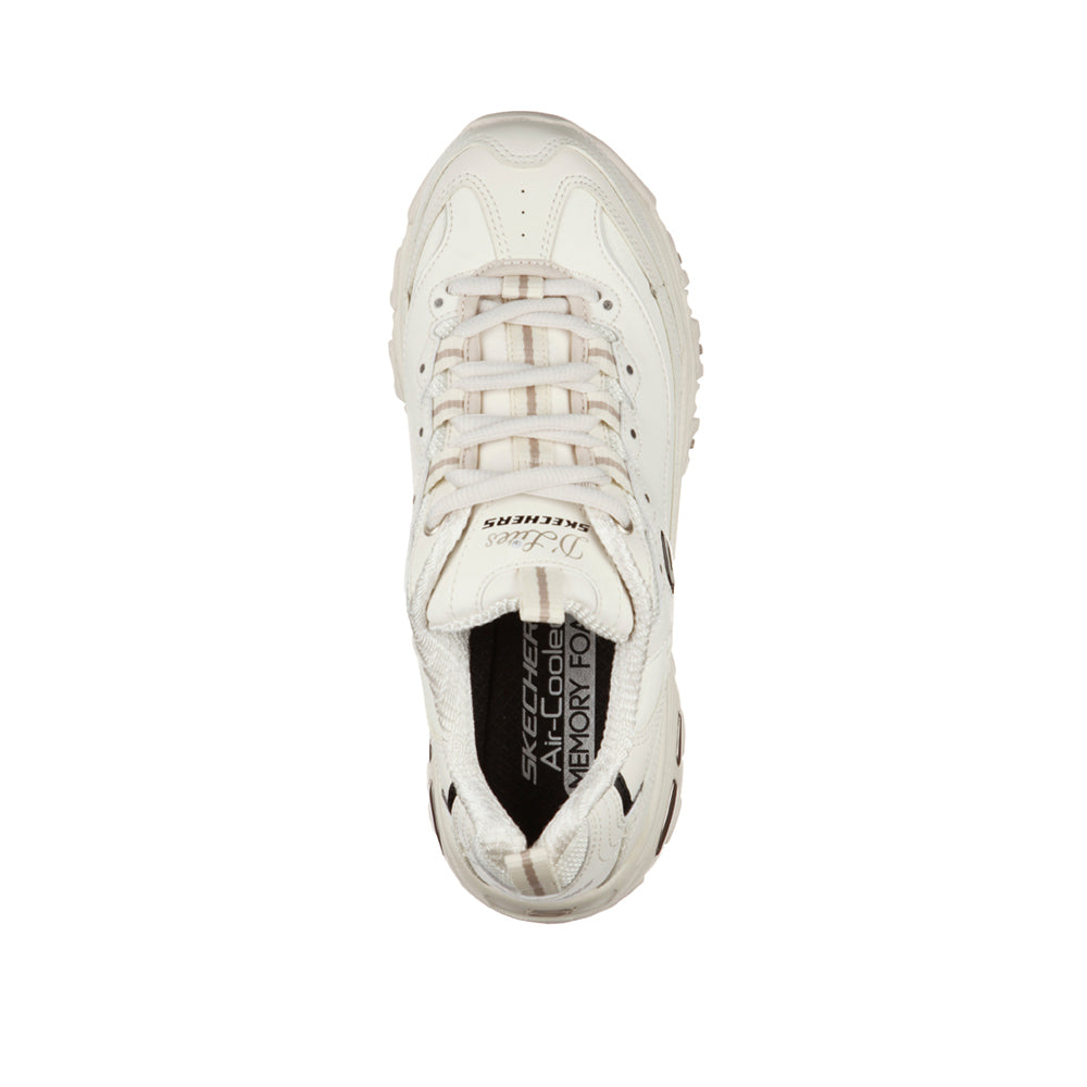 Sneakers Skechers D'lites - Fresh Start Donna - Bianco