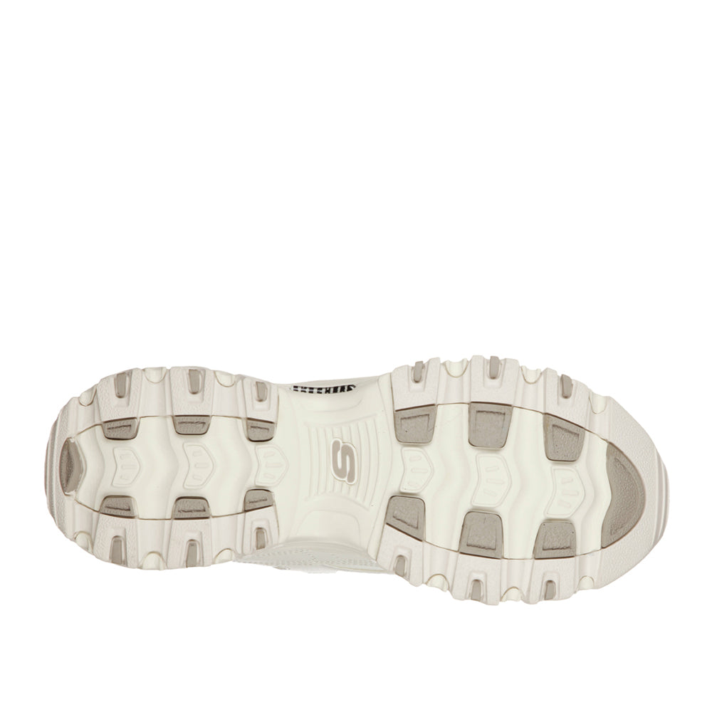 Sneakers Skechers D'lites - Fresh Start Donna - Bianco