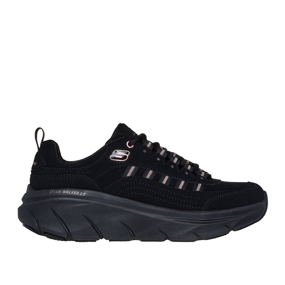 Scarpa Running Skechers D'lux Walker 2.0-Golden Step Donna - Nero