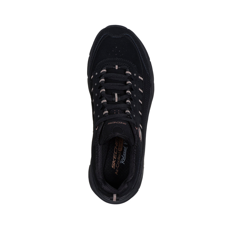 Scarpa Running Skechers D'lux Walker 2.0-Golden Step Donna - Nero