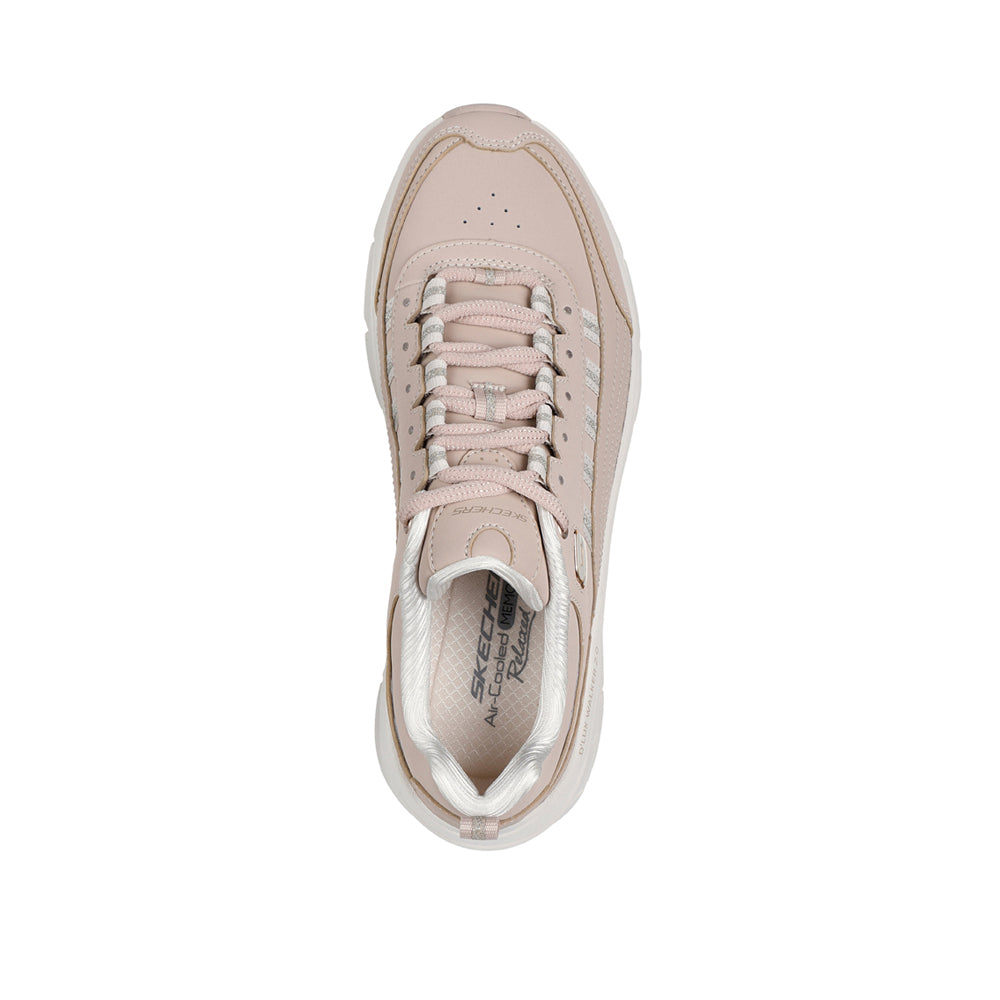 Scarpa Running Skechers D'lux Walker 2.0-Golden Step Donna - Rosa