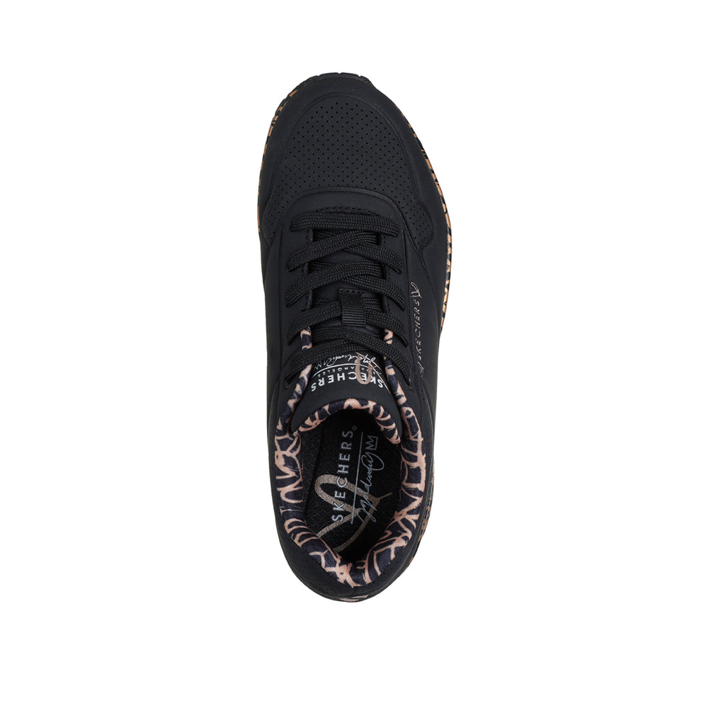 Sneakers Skechers Uno - Loving Love Donna - Nero