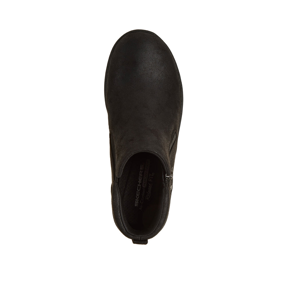 Stivaletto Skechers Lovely Vibe - Fall In Bloom Donna - Nero