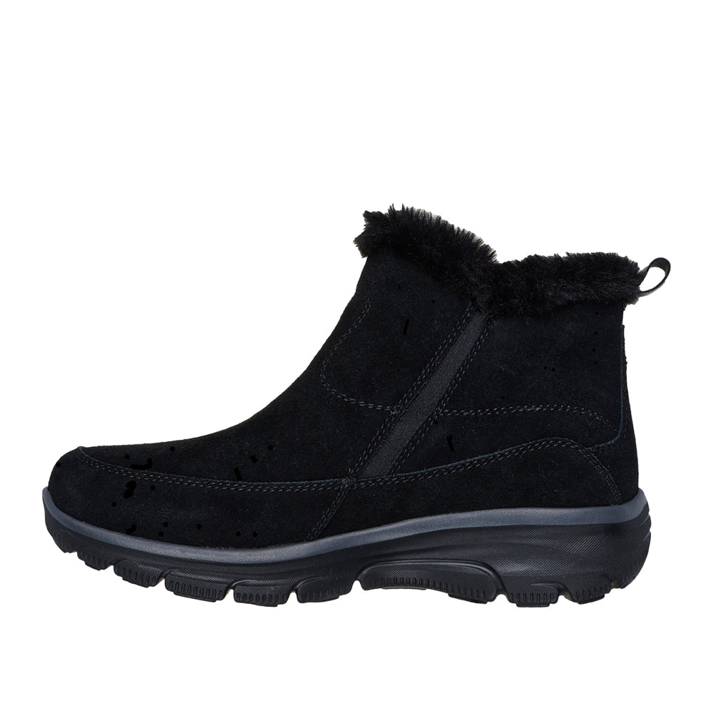 Stivaletto Skechers Easy Going - Cool Zip Donna - Nero