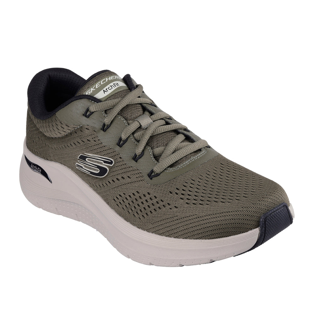 Scarpa Running Skechers Arch Fit 2.0 Uomo - Oliva