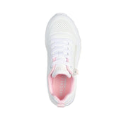 Sneakers Skechers Uno Lite - Easy Zip Unisex Bambino - Bianco