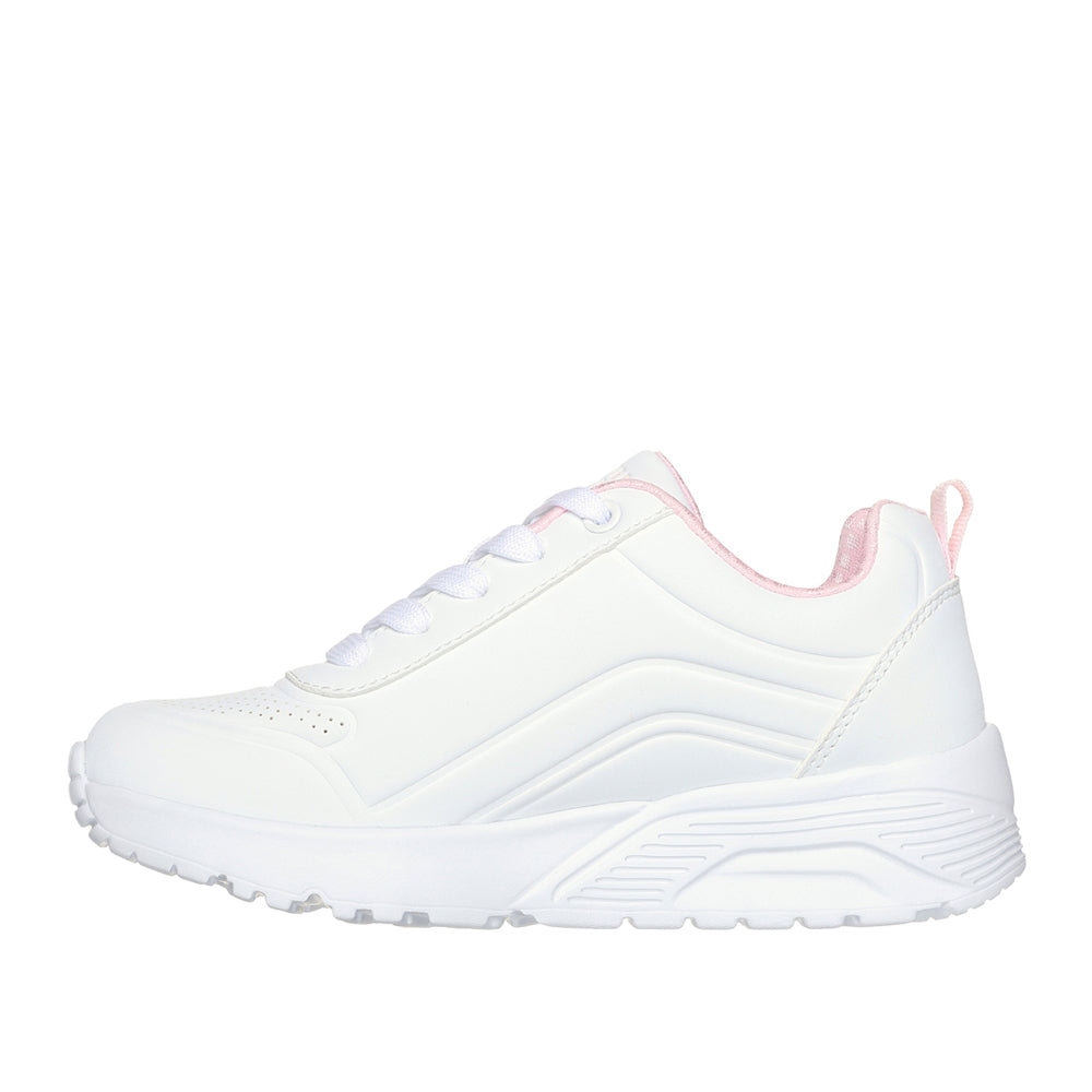 Sneakers Skechers Uno Lite - Easy Zip Unisex Bambino - Bianco