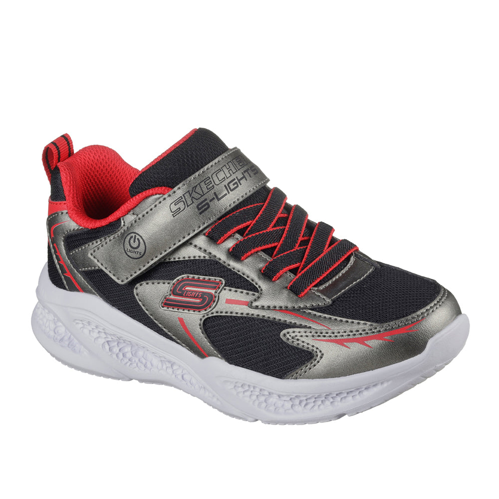 Sneakers Skechers Skechers MeteoR-LightS-GloW-S Unisex Bambino - Grigio