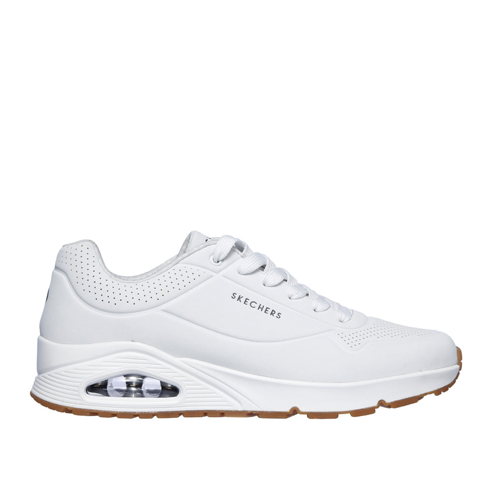 Sneakers Skechers Uno - Stand On Air Uomo - Bianco