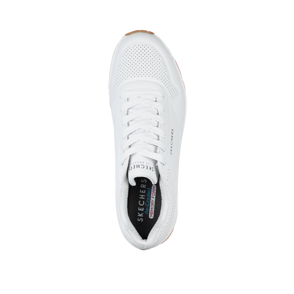 Sneakers Skechers Uno - Stand On Air Uomo - Bianco