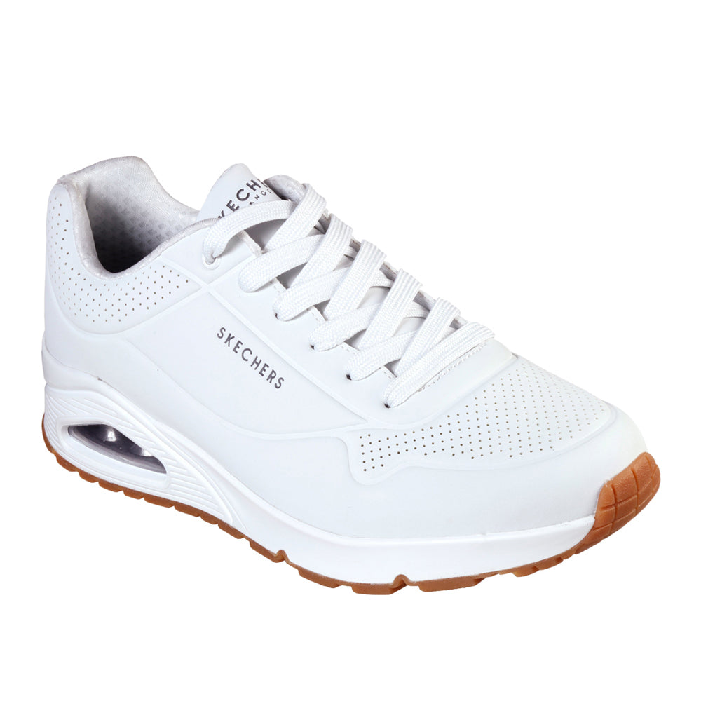 Sneakers Skechers Uno - Stand On Air Uomo - Bianco