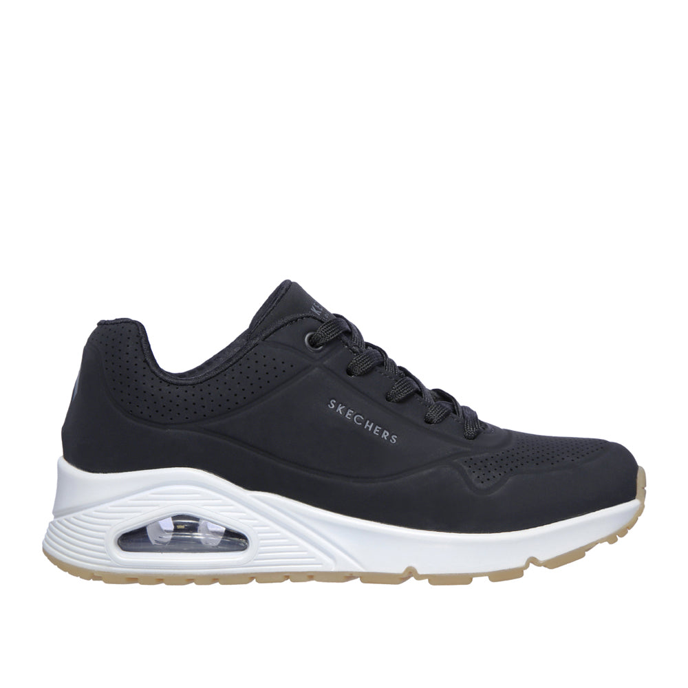 Sneakers Skechers Uno - Stand On Air Donna - Nero