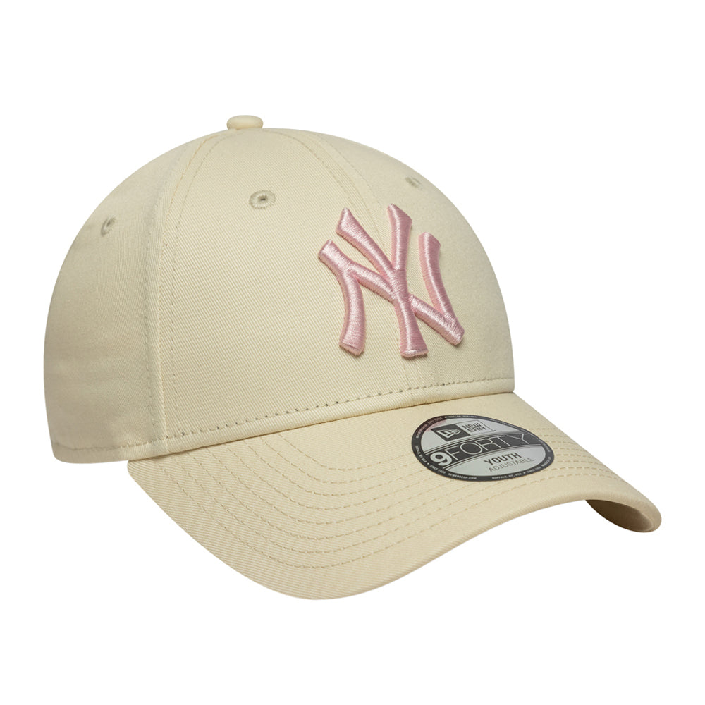 Cappello New Era New York Yankees Unisex Ragazzo - Beige