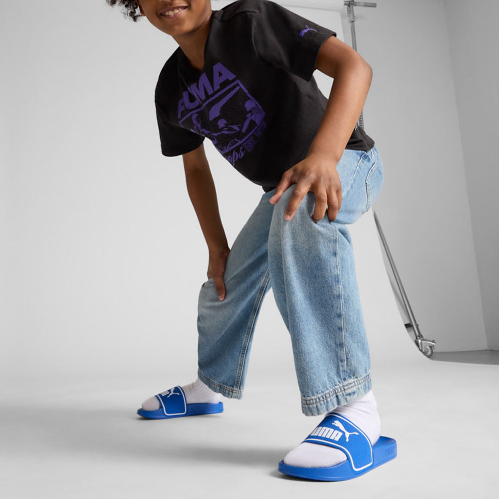 Ciabatta Puma Leadcat 2.0 jr Unisex Ragazzo - Blu
