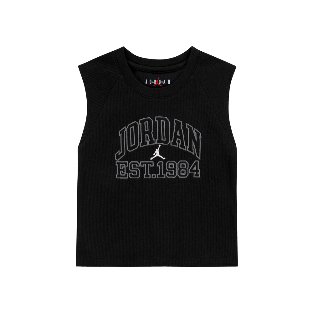 Top Air Jordan Ragazza - Nero