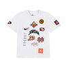 T-shirt air jordan unisex ragazzo - bianco