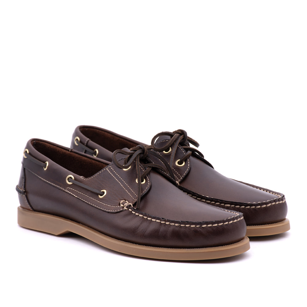 Scarpa Barca Antica Cuoieria Incas Uomo - Marrone