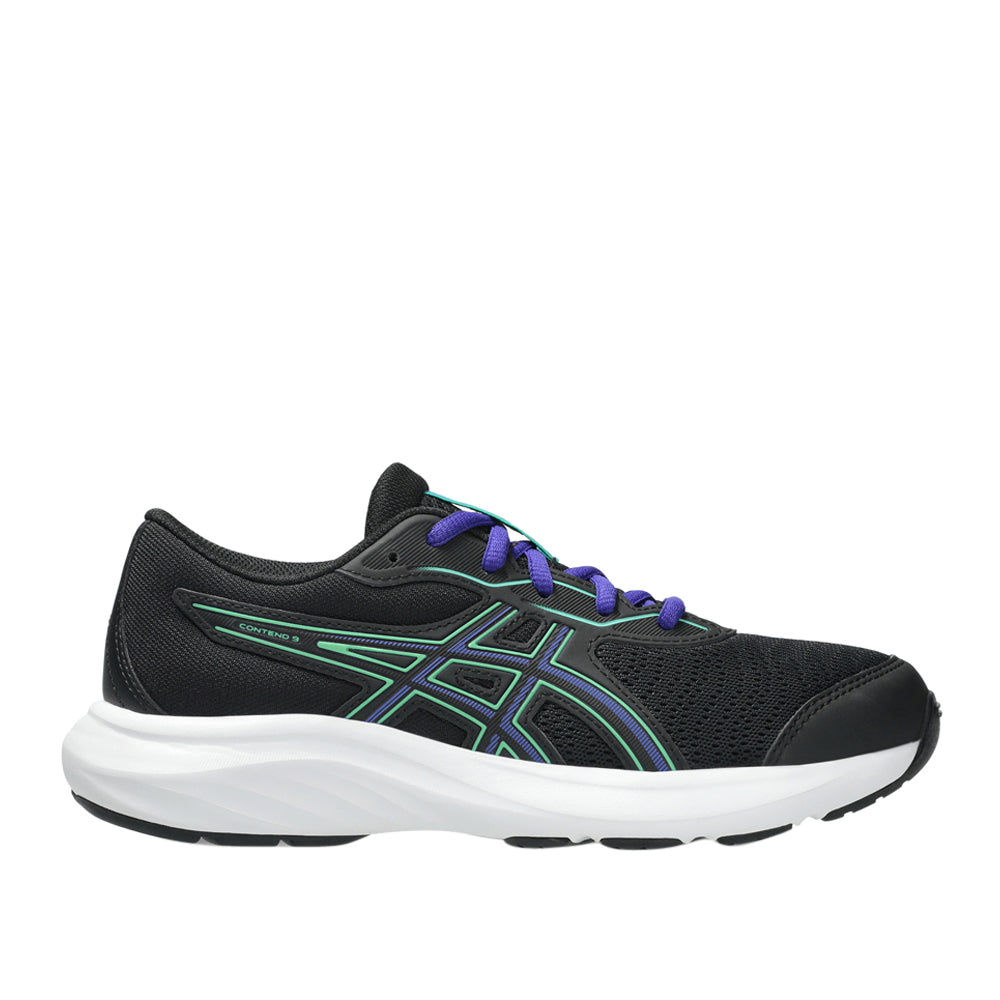 Scarpa Running Asics Contend 9 gs Unisex Ragazzo - Nero