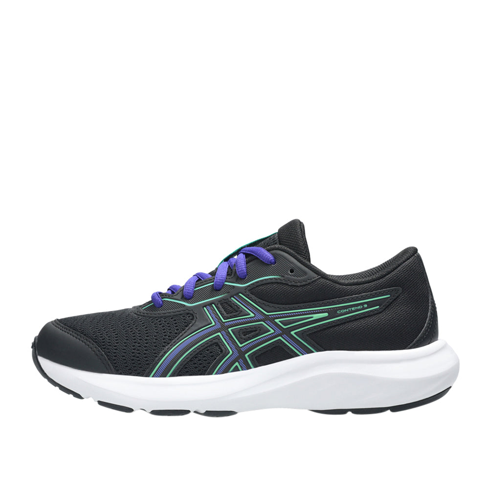 Scarpa Running Asics Contend 9 gs Unisex Ragazzo - Nero