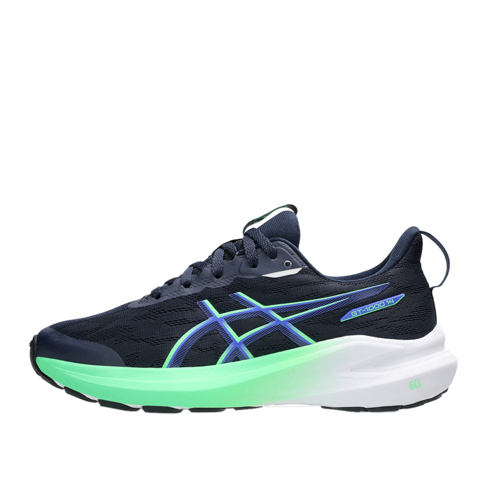 Scarpa Running Asics GT-1000 14 gs Unisex Ragazzo - Blu