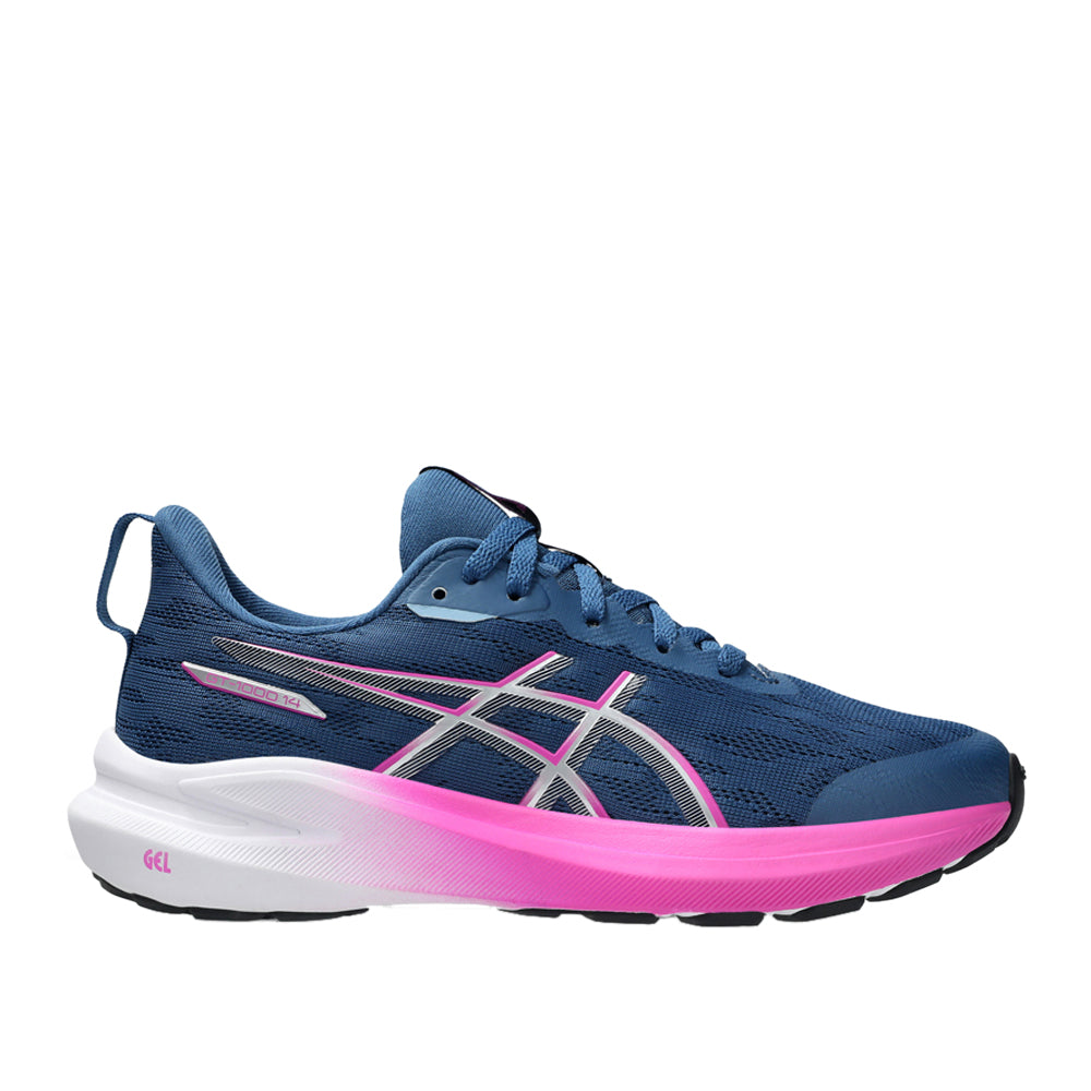 Scarpa Running Asics GT-1000 14 gs Unisex Ragazzo - Blu