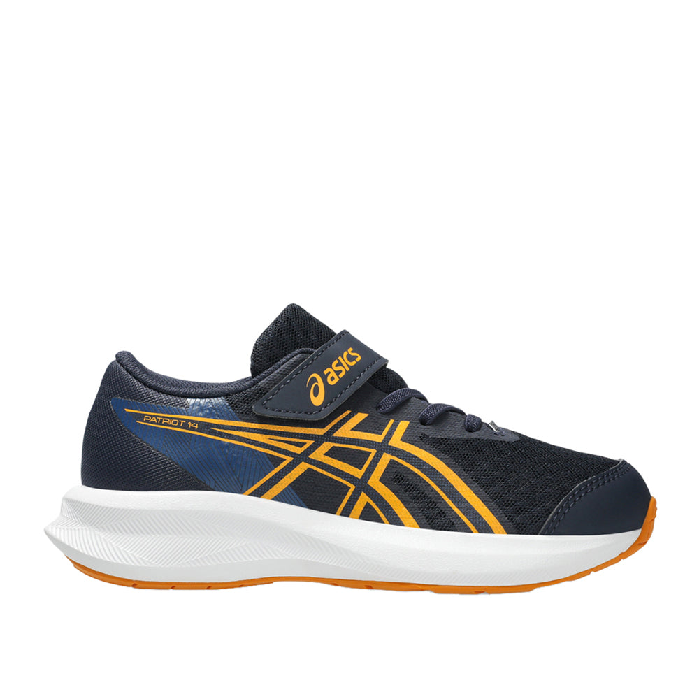 Scarpa Running Asics Patriot 14 ps Bambino - Blu