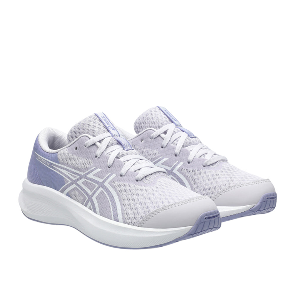 Scarpa Running Asics Patriot 14 gs Unisex Ragazzo - Bianco