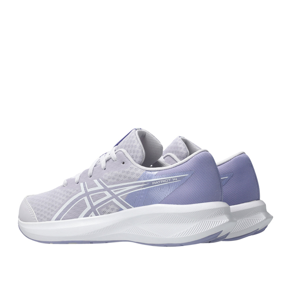 Scarpa Running Asics Patriot 14 gs Unisex Ragazzo - Bianco