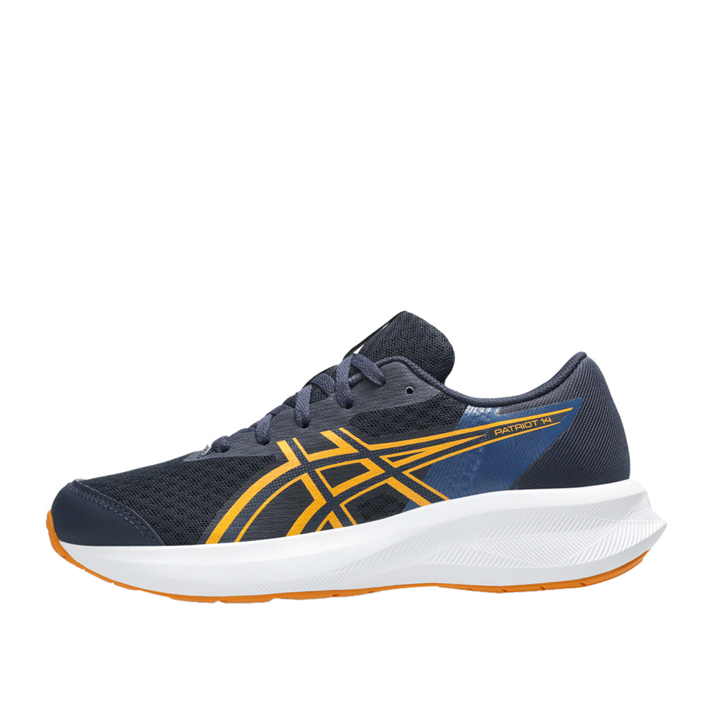 Scarpa Running Asics Patriot 14 gs Unisex Ragazzo - Blu