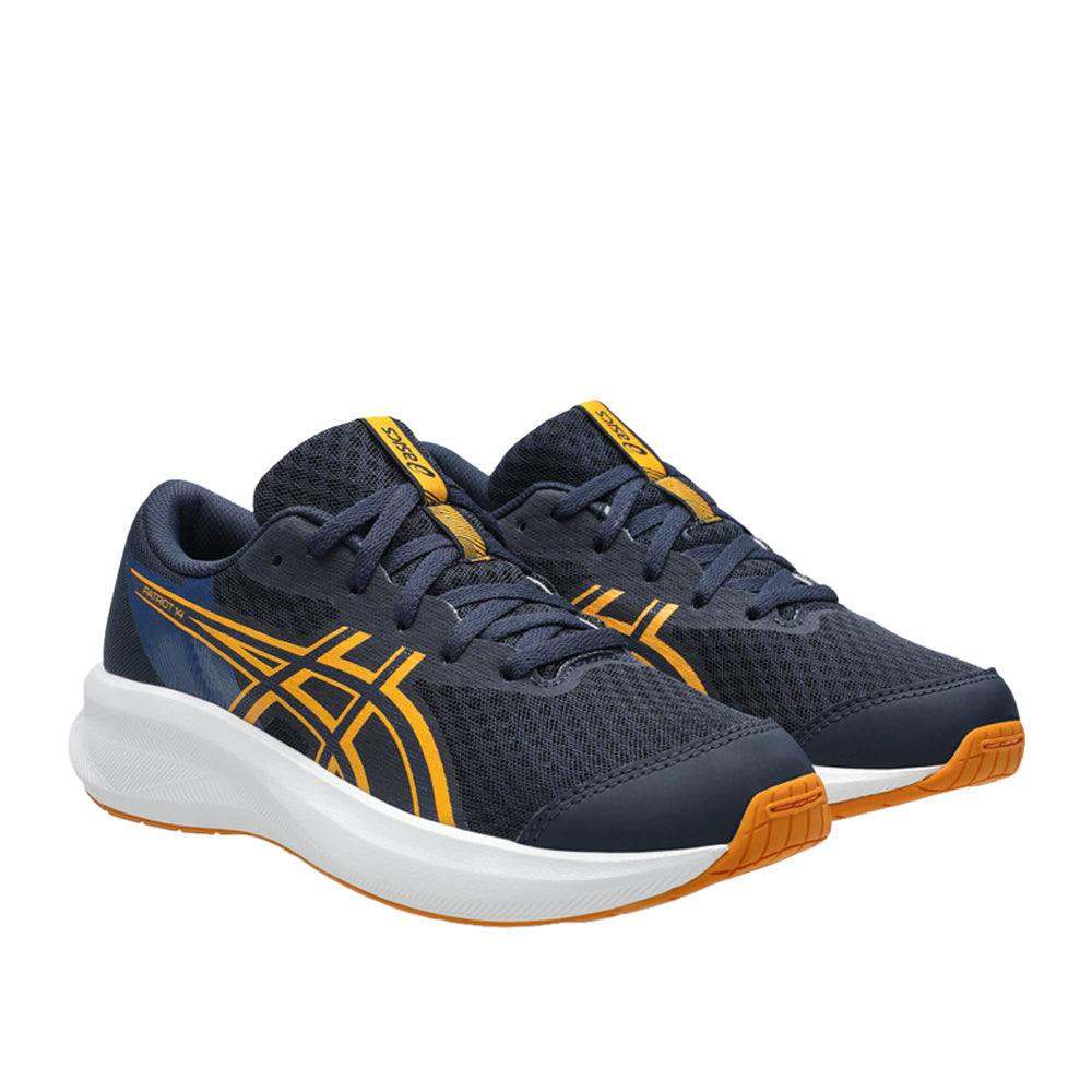 Scarpa Running Asics Patriot 14 gs Unisex Ragazzo - Blu