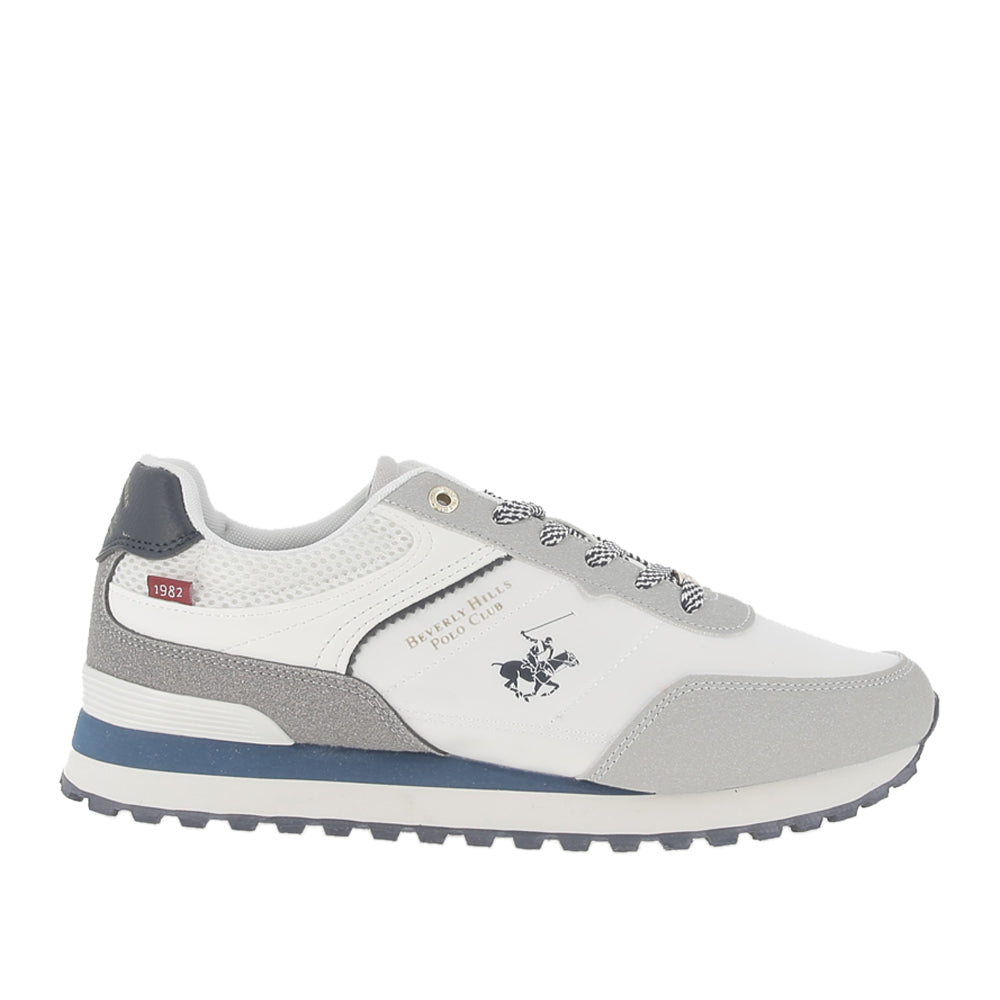 Sneakers Beverly Hills Polo Club Maxi Uomo - Bianco