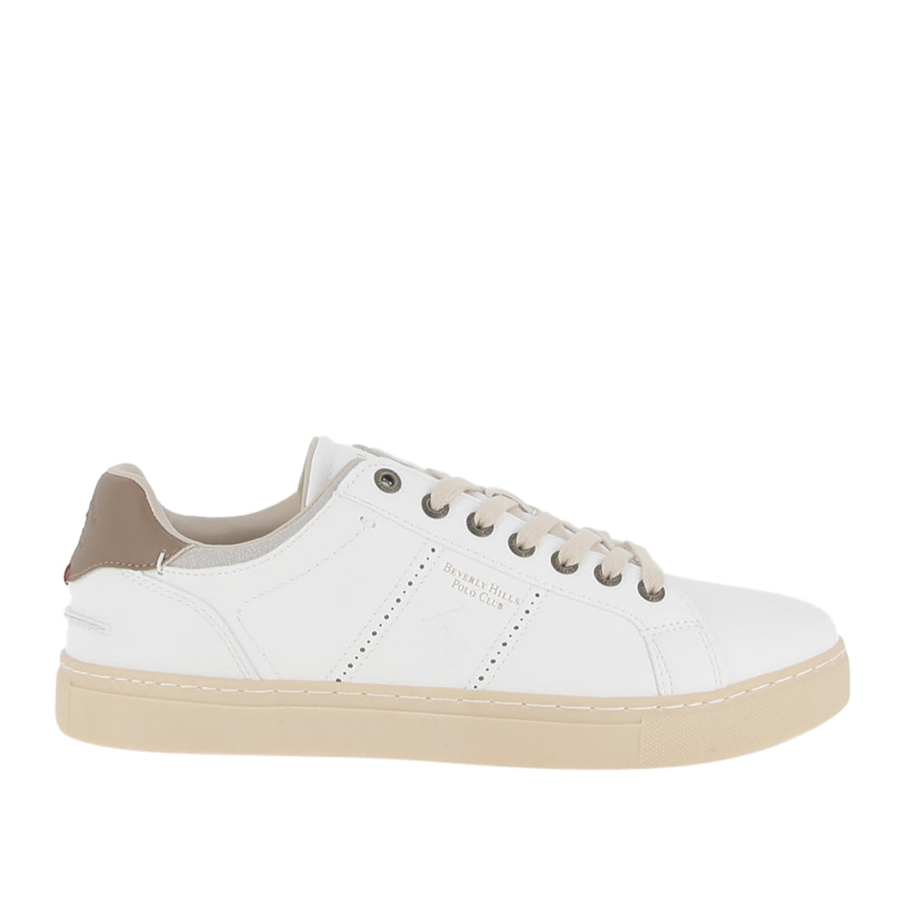 Sneakers Beverly Hills Polo Club Gold Uomo - Bianco