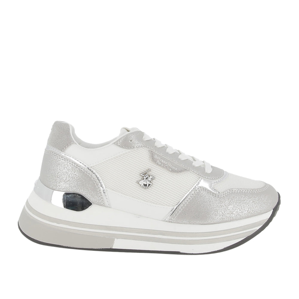 Sneakers Beverly Hills Polo Club Mendy Donna - Argento