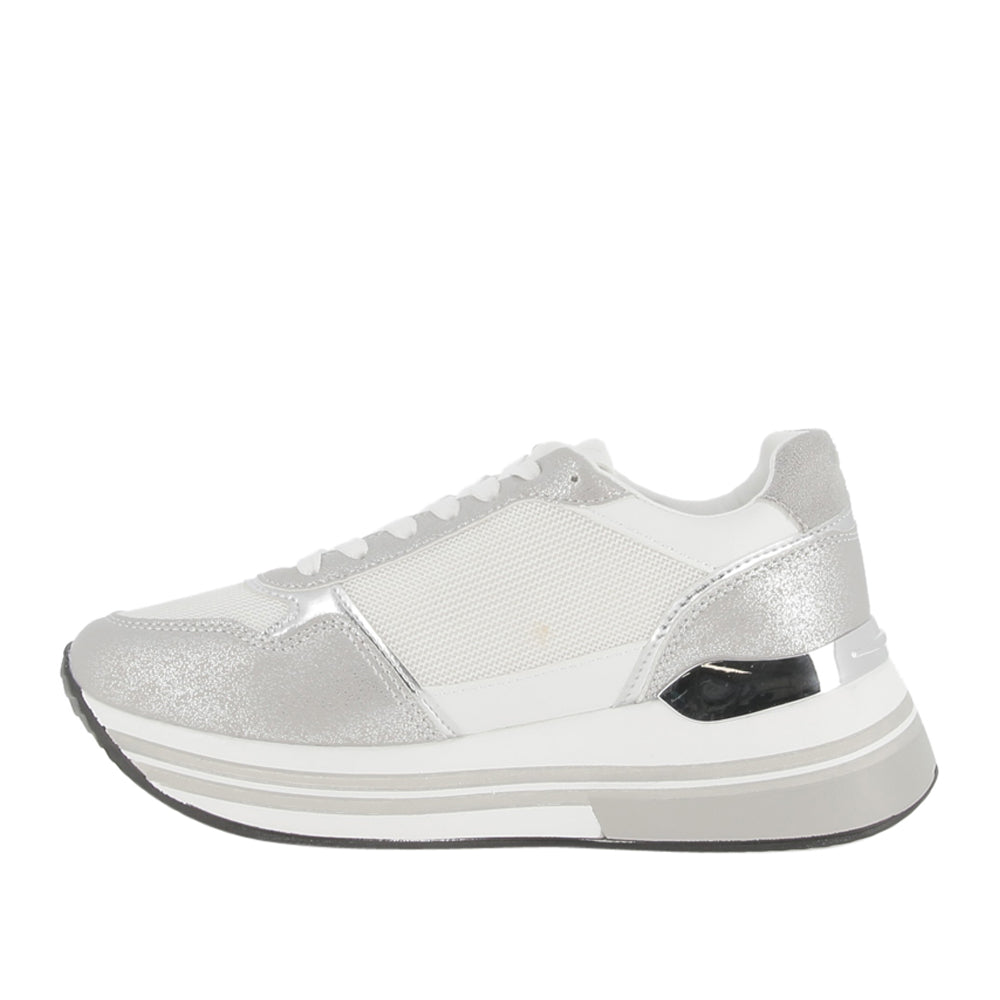 Sneakers Beverly Hills Polo Club Mendy Donna - Argento