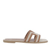 Sandalo beverly hills polo club mina donna - beige