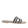 Sandalo beverly hills polo club mina donna - beige